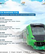 Jadwal Kereta Api Bandara Yogyakarta – Kulon Progo